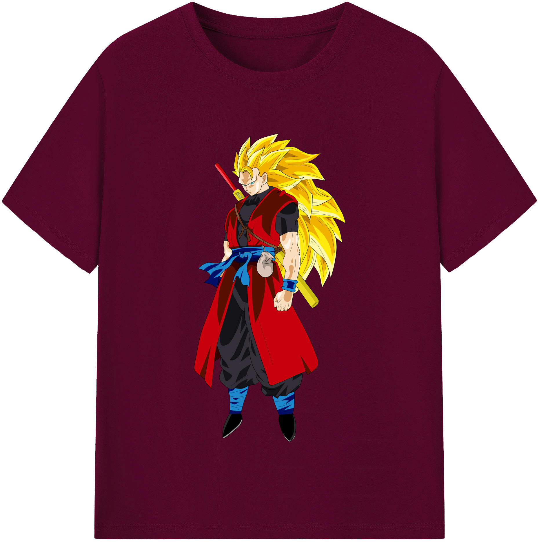 （画像用） ドラゴンボール トランクス（Torankusu）DRAGON BALL Trunks レディースカジュアルプリントTシャツ（綿100％）